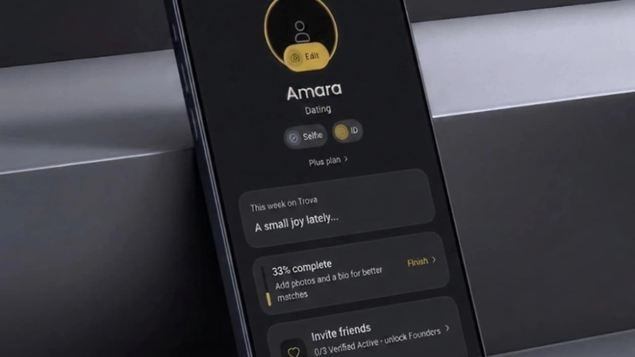 Trova product design preview, JOT Holdings · Trova mobile app